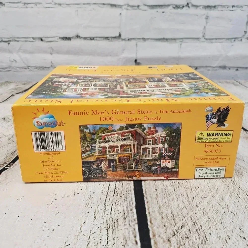 Fannie Mae's General Store 1000p Jigsaw Puzzle by Tom Antonishak